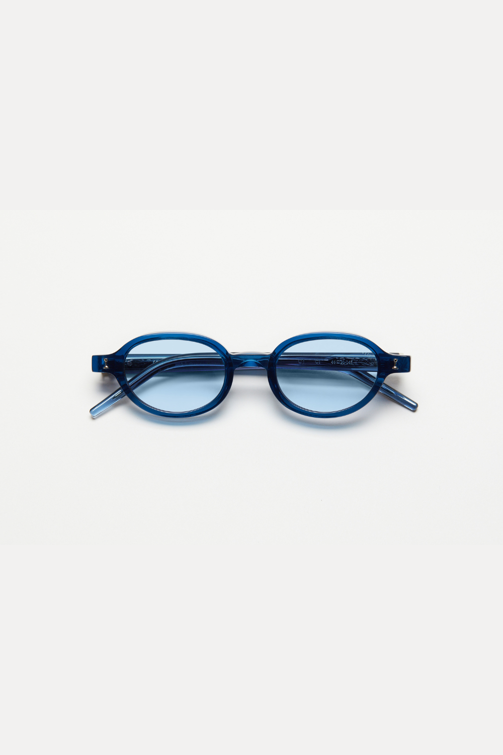 Artus CJ Core Blue acetate sunglasses — Light Blue, front view