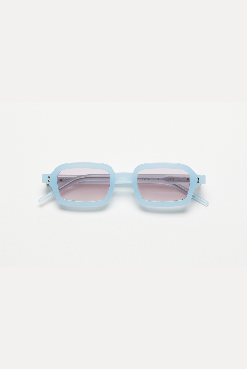 Artus SKYCAPTAIN Ice acetate sunglasses — Light Purple, front view