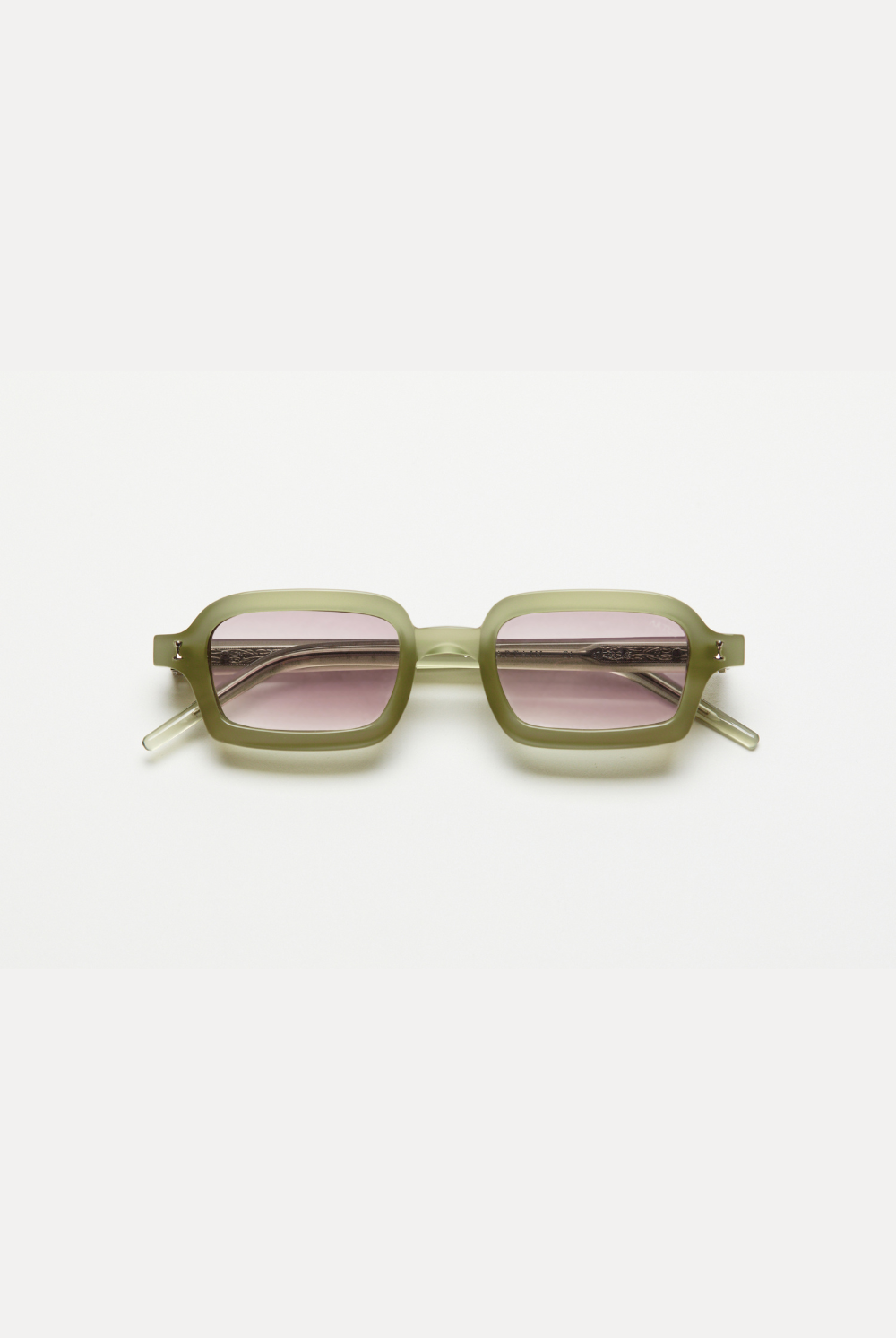 Artus SKYCAPTAIN Emerald acetate sunglasses — Light Purple, front view
