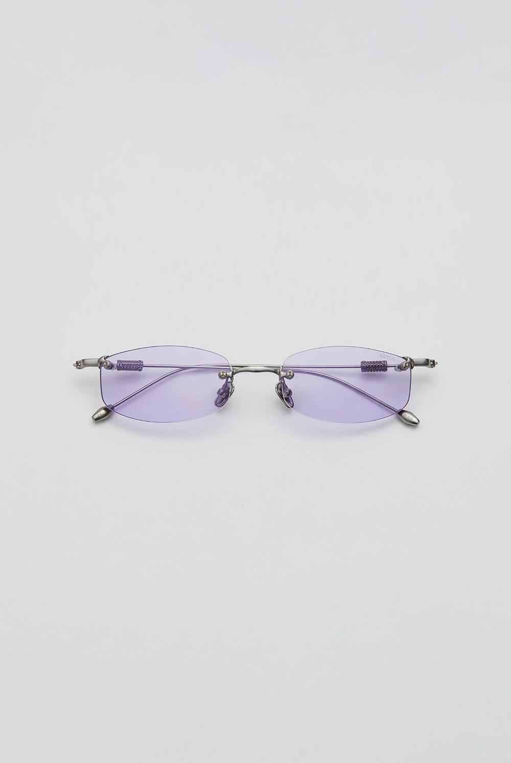 Artus ARI Ash Silver titanium sunglasses, size S — Lavender, front view