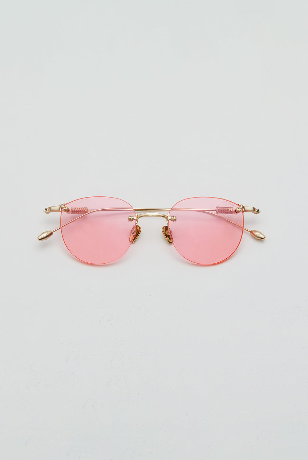 Artus ARI Dune Gold titanium sunglasses, size L — Rose Pink, side view