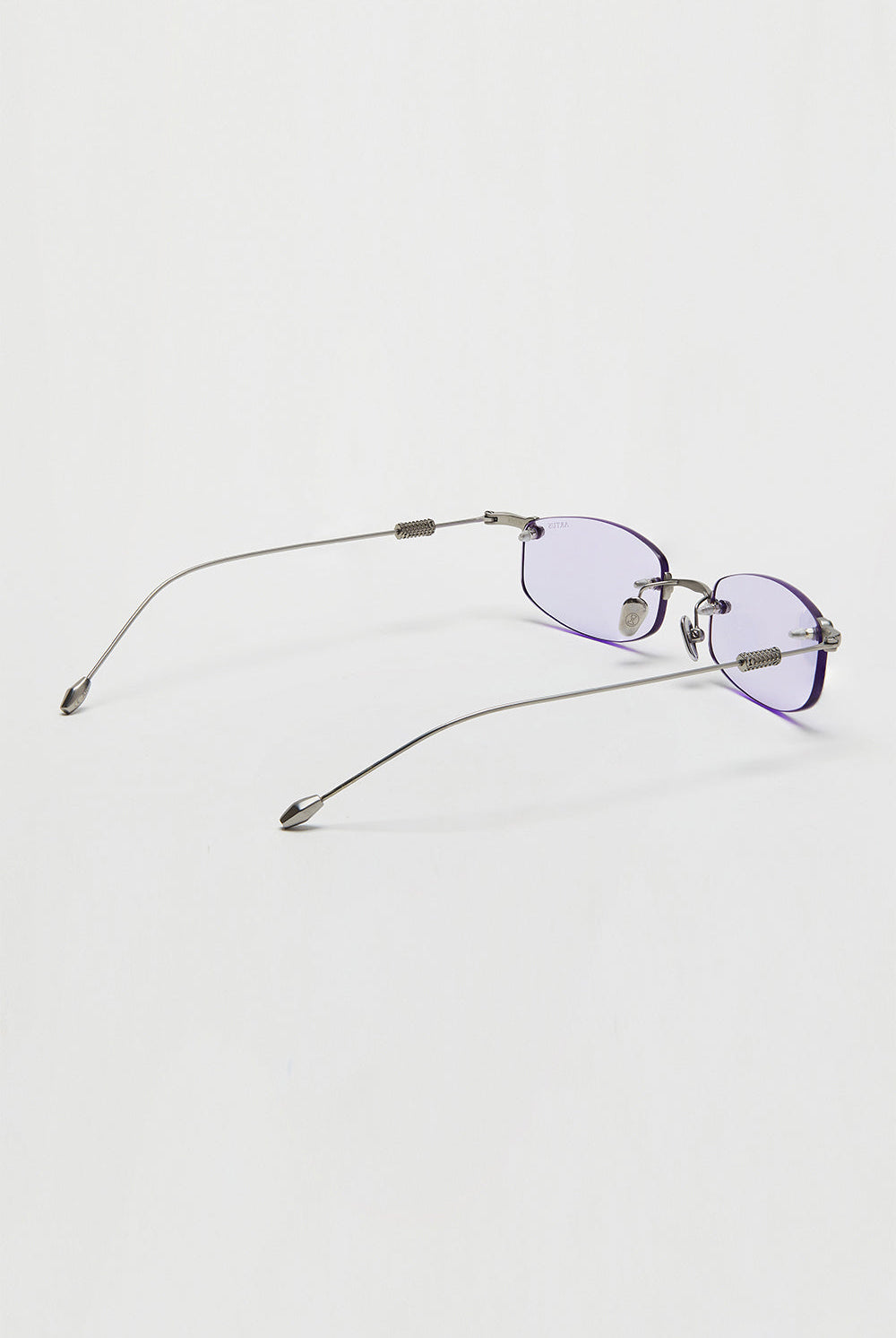 Artus ARI Ash Silver titanium sunglasses, size S — three-quarter view