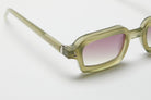 Artus SKYCAPTAIN Emerald acetate sunglasses — Light Purple, three-quarter view