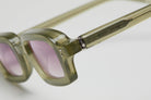 Artus SKYCAPTAIN Emerald acetate sunglasses — Light Purple, temple detail