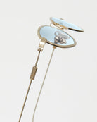 Artus SHON Bronze titanium sunglasses — Light Blue, side view