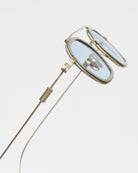 Artus DAN Bronze / Concrete titanium and acetate sunglasses — three-quarter view