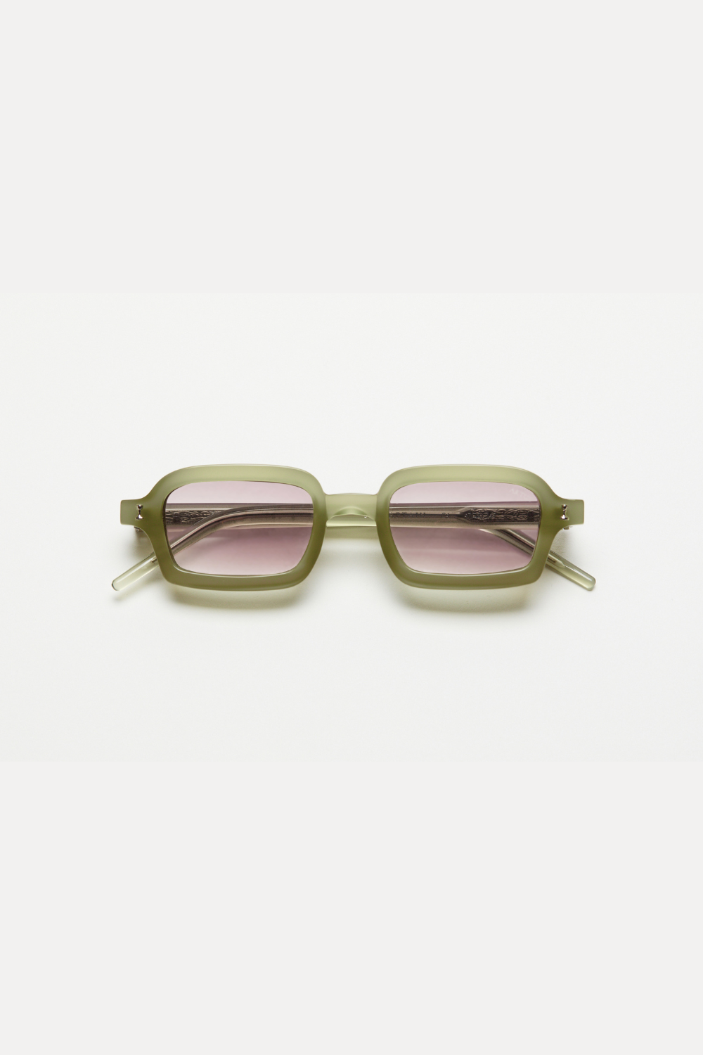 Artus SKYCAPTAIN Emerald acetate sunglasses — Light Purple, front view