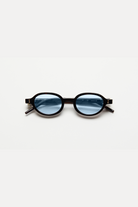 Artus CJ Havana acetate sunglasses — Light Blue, front view