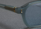 Artus AMO Milky Grey acetate sunglasses — Light Grey, three-quarter view