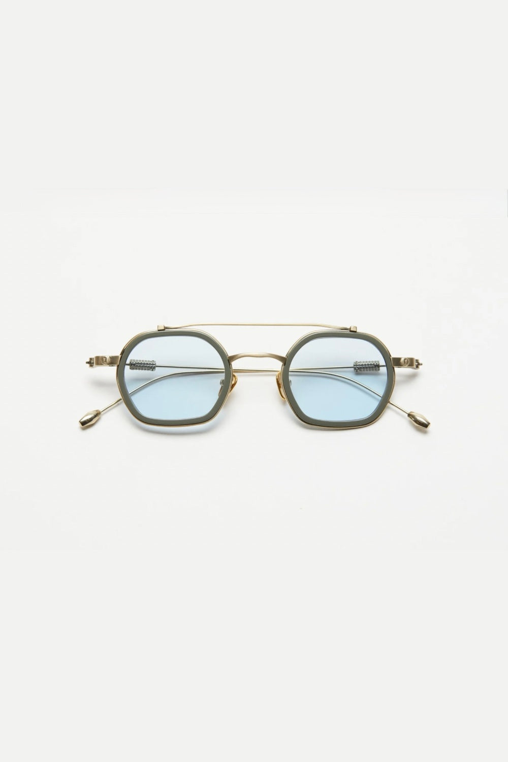 Artus DAN Bronze / Concrete titanium and acetate sunglasses — front view