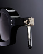 Artus SKYCAPTAIN Piano acetate sunglasses — Dark Blue, side view
