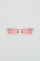 Artus ARI Dune Gold titanium sunglasses, size S — Rose Pink, side view