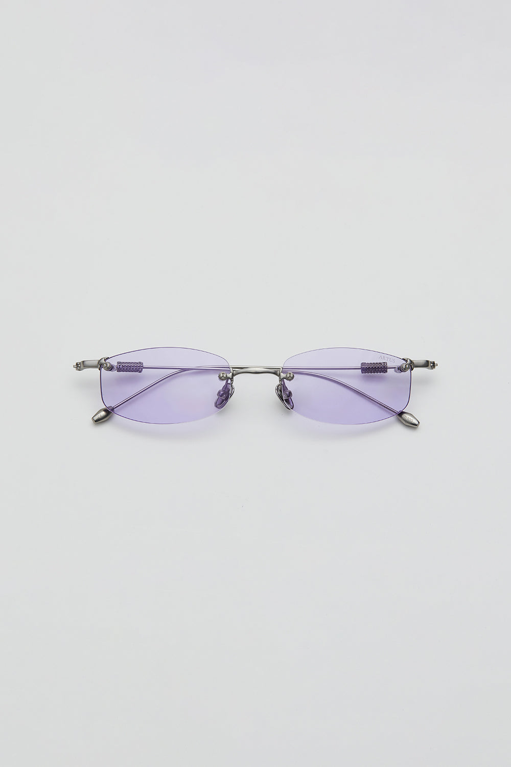 Artus ARI Ash Silver titanium sunglasses, size S — Lavender, front view