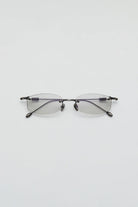 Artus ARI GunMetal titanium sunglasses, size S — Light Grey, side view