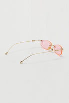 Artus ARI Dune Gold titanium sunglasses, size S — temple detail