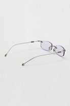 Artus ARI Ash Silver titanium sunglasses, size S — three-quarter view