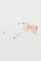 Artus ARI Dune Gold titanium sunglasses, size L — temple detail