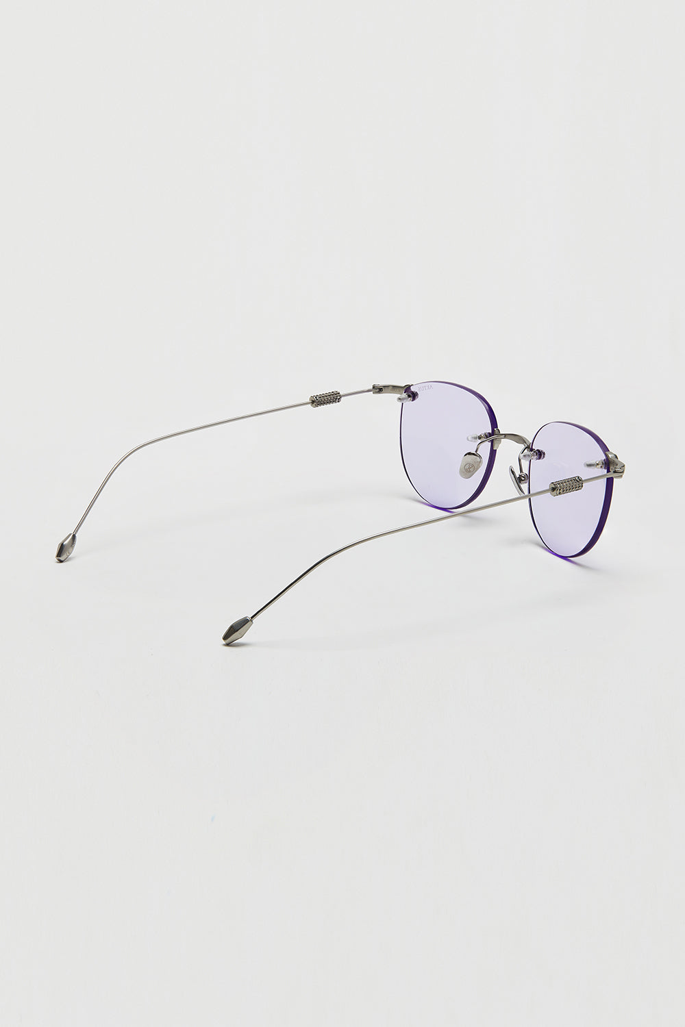 Artus ARI Ash Silver titanium sunglasses, size L — three-quarter view